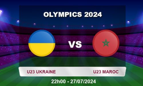 Soi kèo U23 Ukraine vs U23 Ma Rốc, 22h00 – 27/07/2024